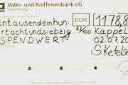 Check über 1178,82 Euro