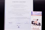 Die Urkunde für unseren "Mensch des Jahres" Corinna Graunke